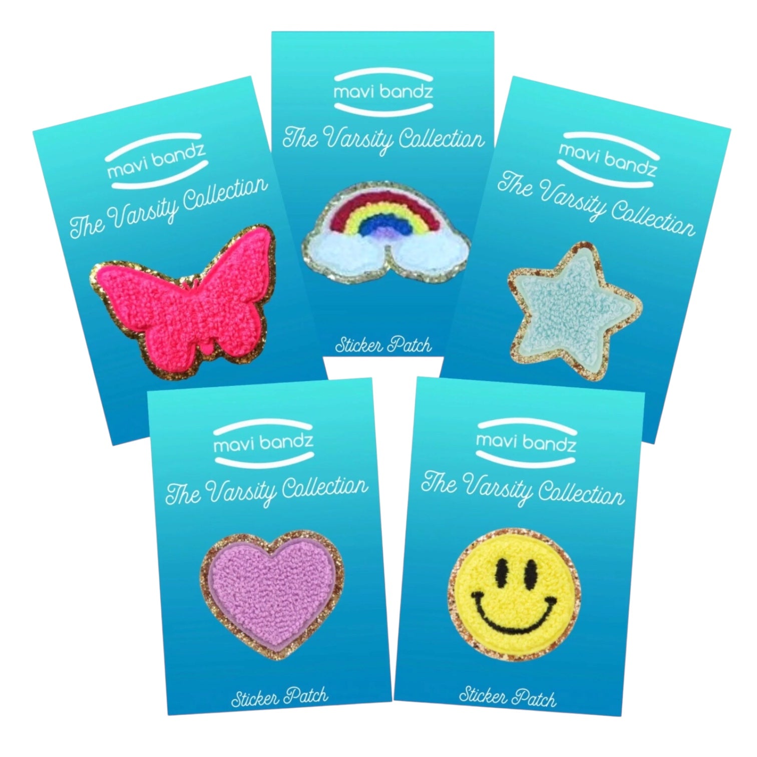 Varsity Collection Shape Sticker Patches