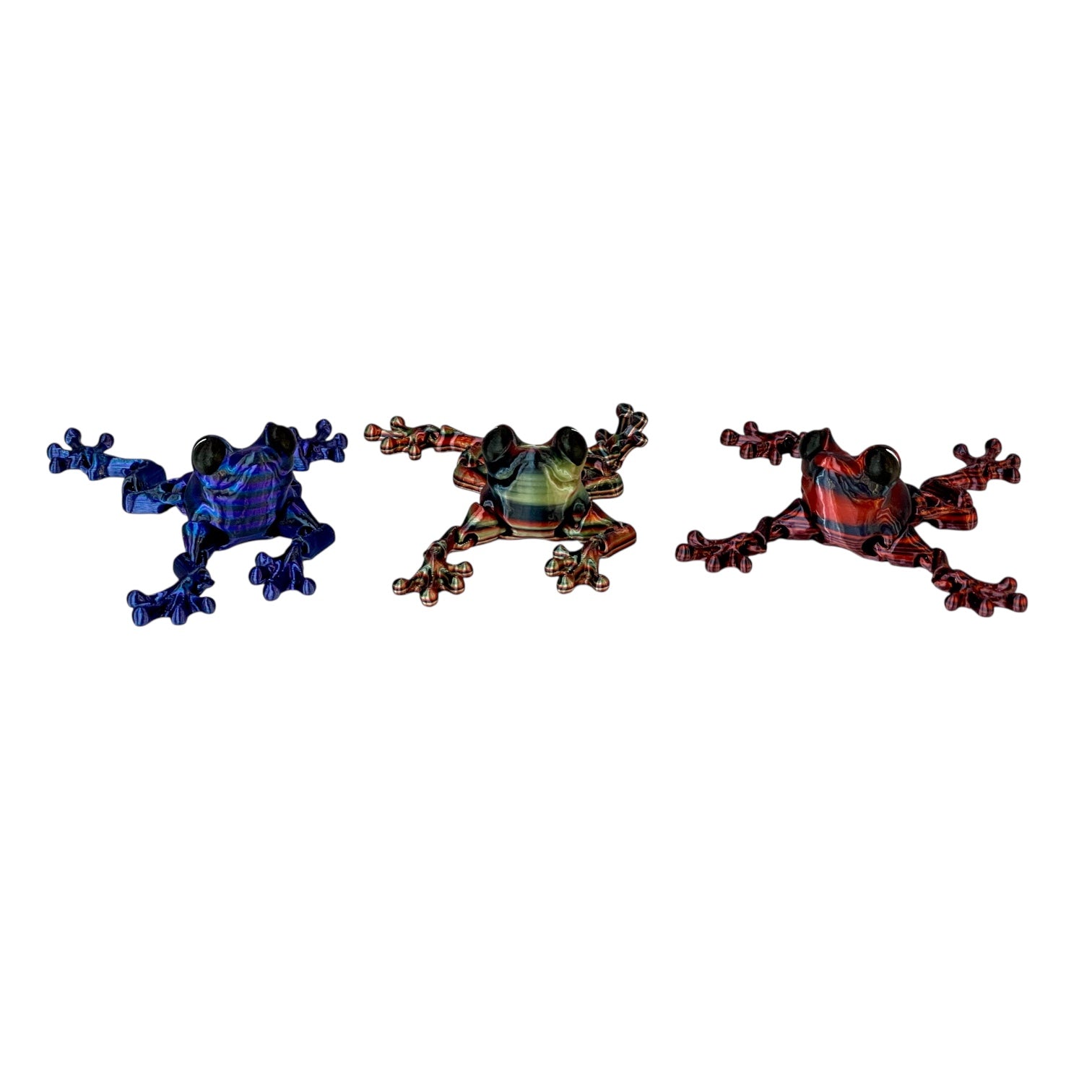 Funky Frogs - Colorful 3D Printed Fidget (Single Frog)