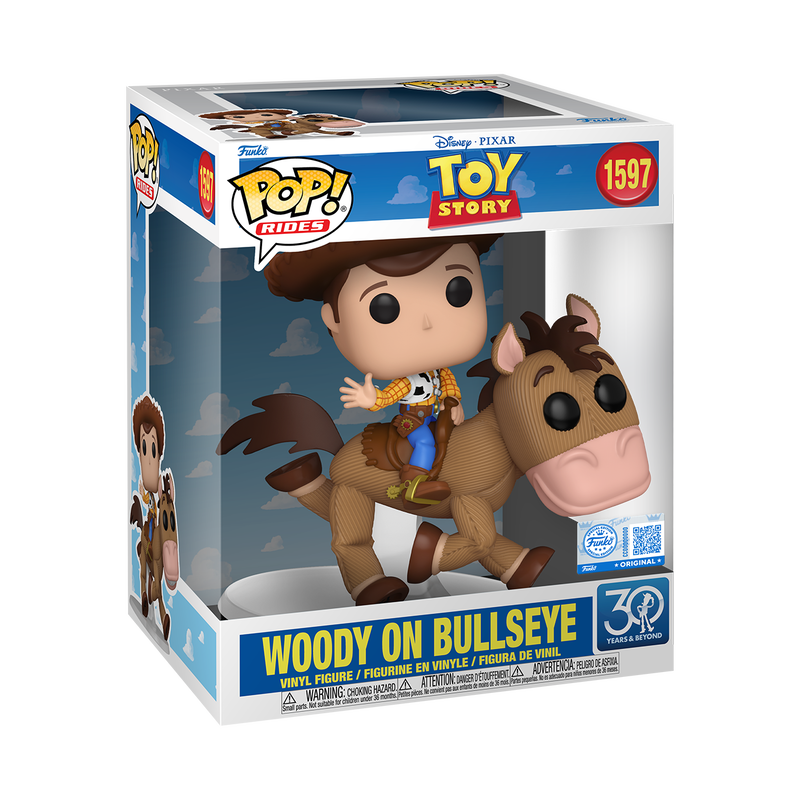 Pixar Pop! Rides Deluxe Woody on Bullseye (30th Anniversary)