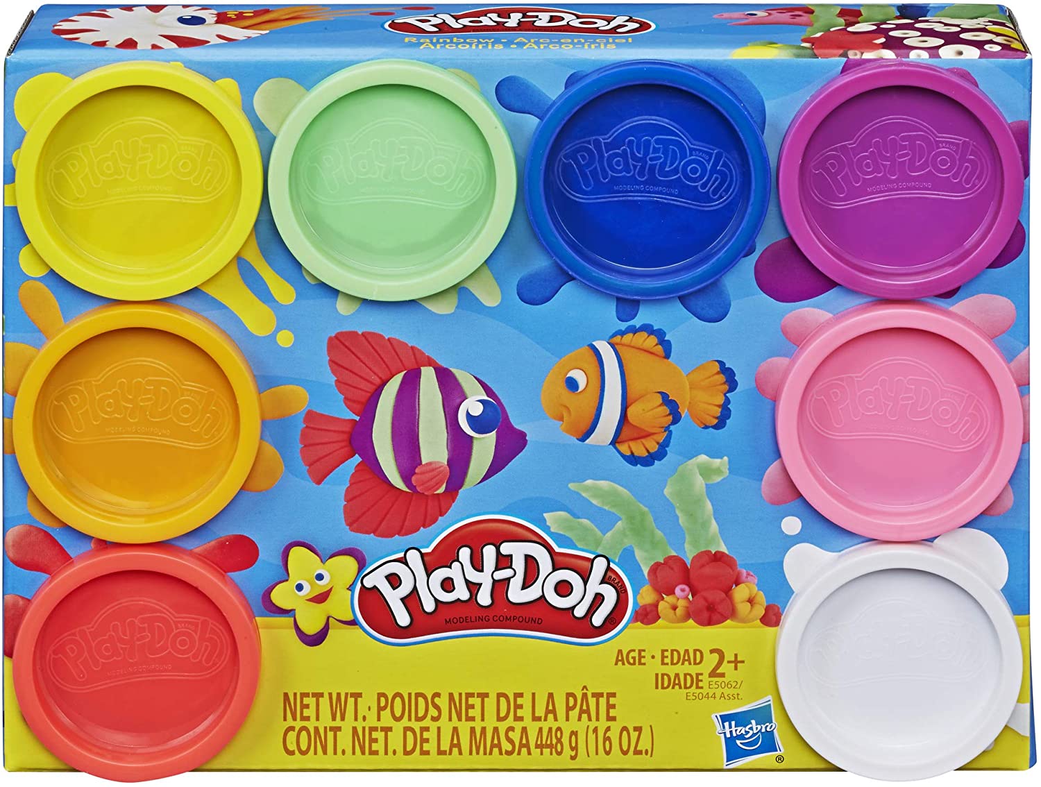 Play Doh 8 Pack Assortment-Rainbow