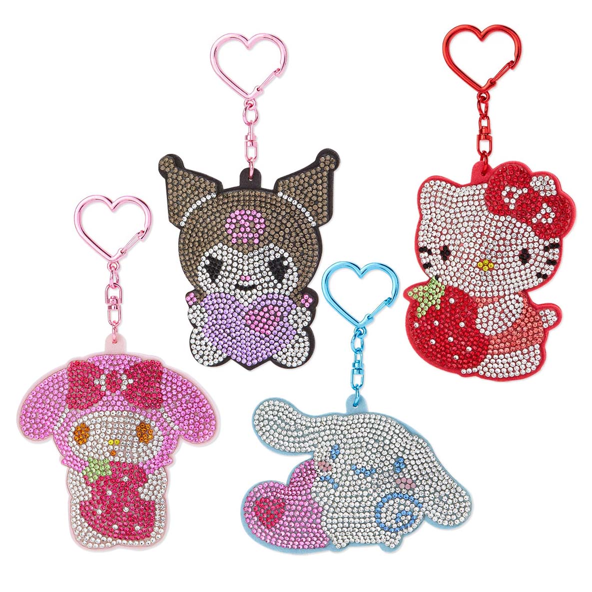 Japan Sanrio Rhinestone Keychain