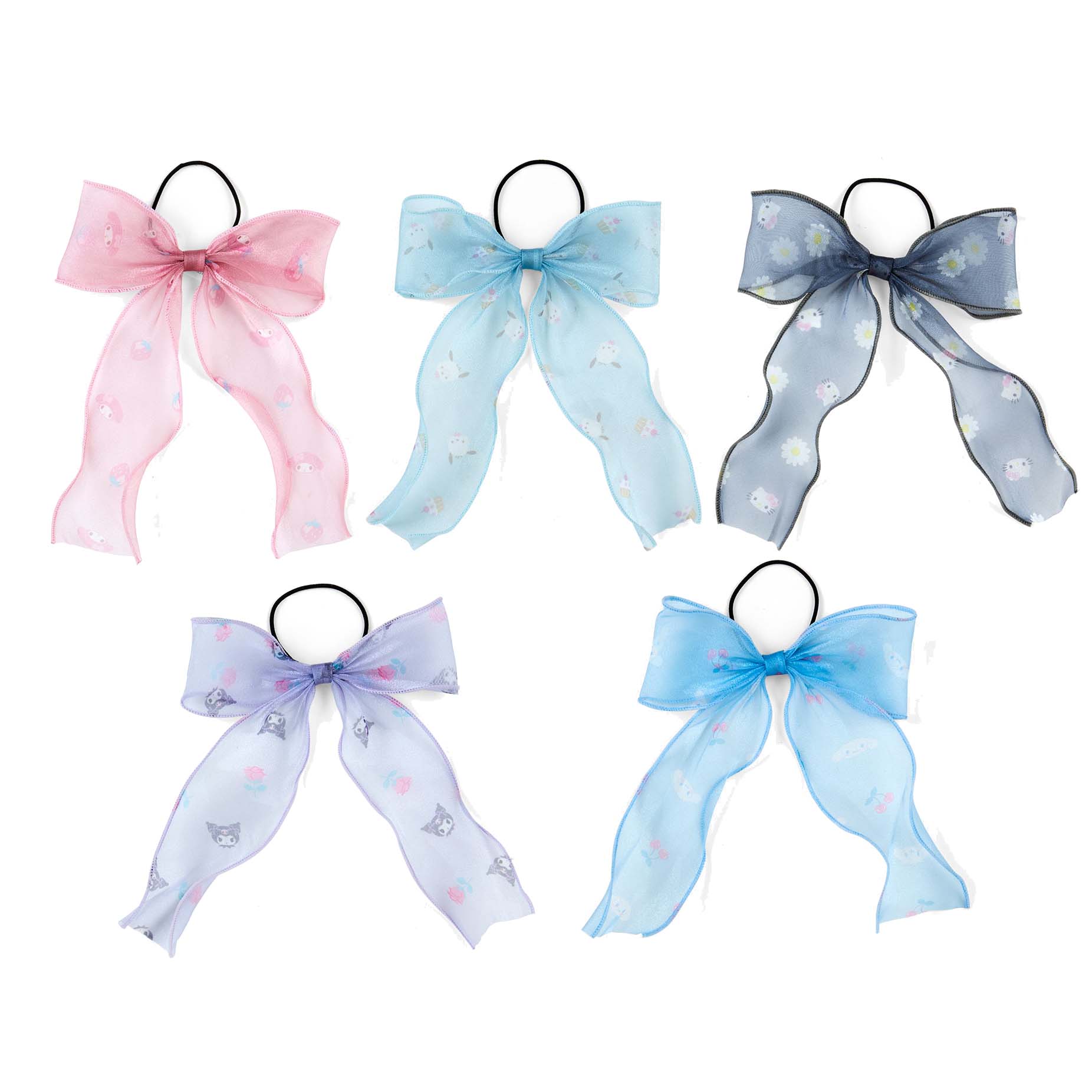 Japan Sanrio Ribbon Ponytail Holder Hair Tie