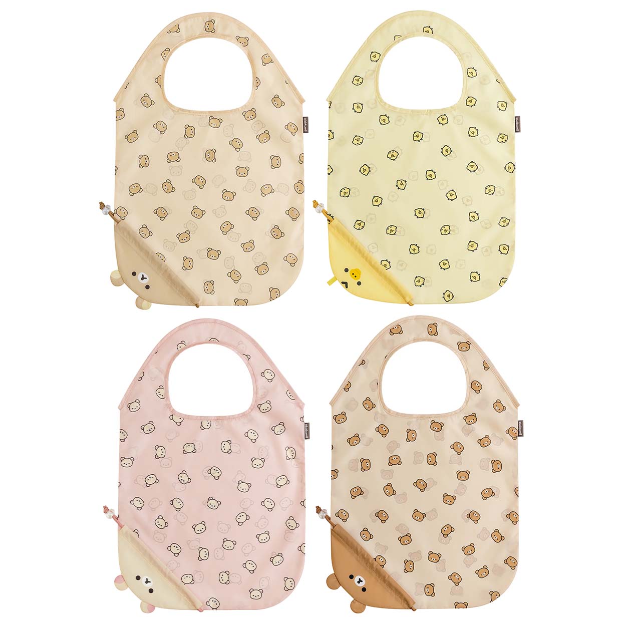 Japan San-X Rilakkuma Eco Shopping Tote Bag (Face)