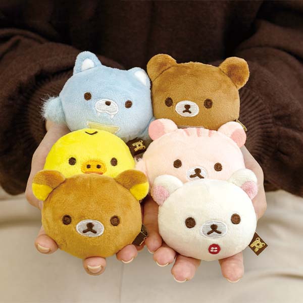 Japan San-X Rilakkuma Mini Plush Doll (Face)