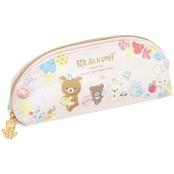 Japan San-X Rilakkuma Pencil Case Pen Pouch (Happy For You)