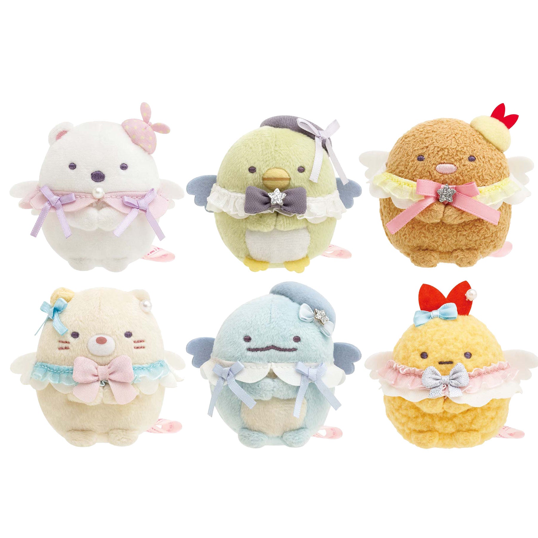 Japan San-X Sumikko Gurashi Mini Plush Doll Soft Toy (Angel Idol)