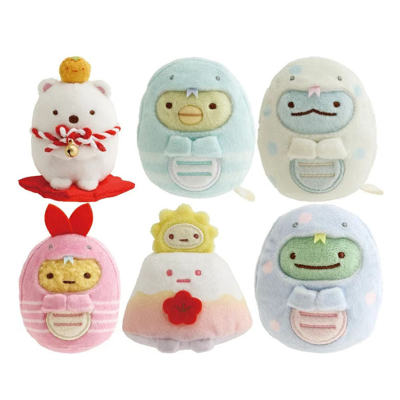 Japan San-X Sumikko Gurashi Mini Plush Doll Soft Toy (New Year / Snake)