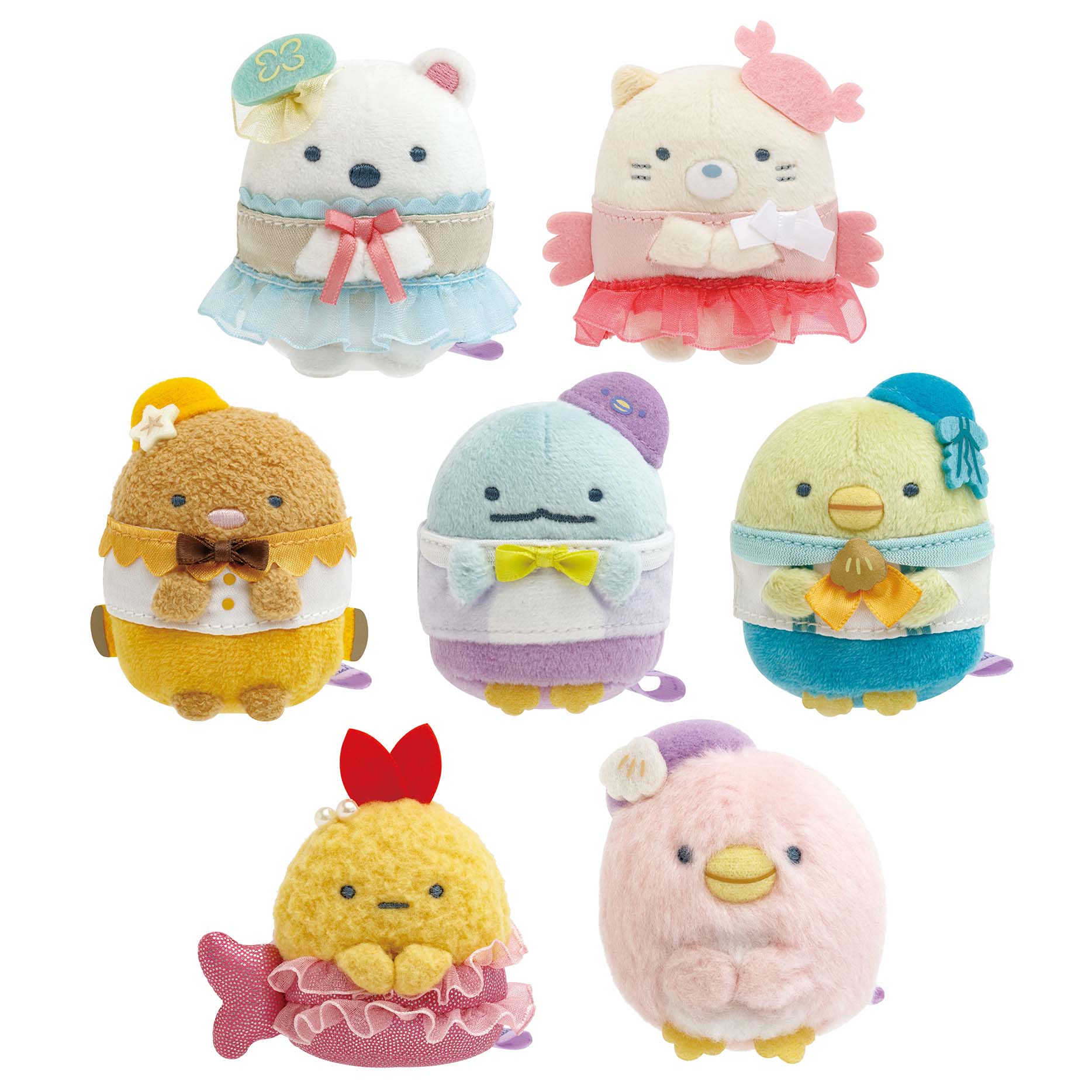Japan San-X Sumikko Gurashi Mini Plush Doll Soft Toy (Penguin Lagoon)