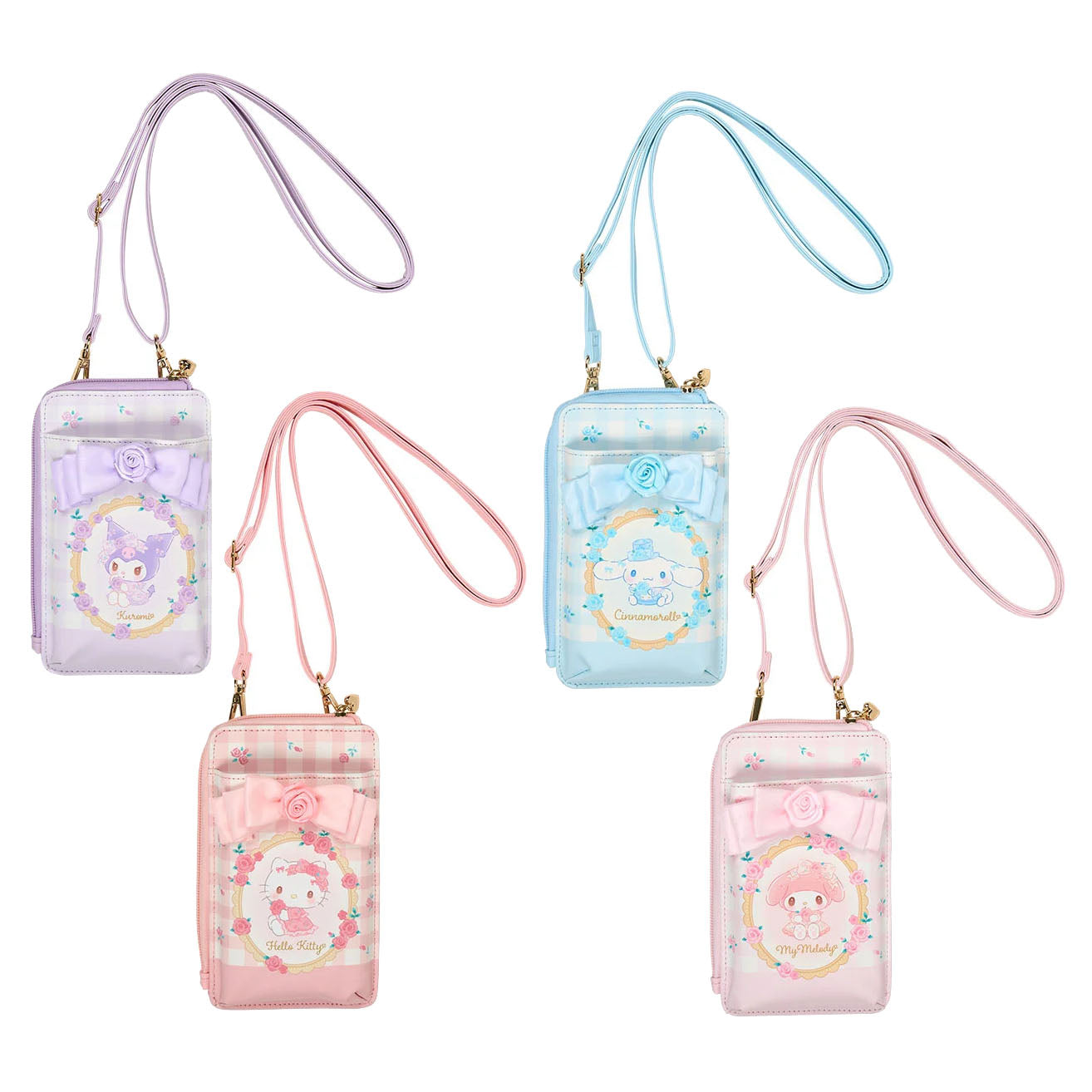 Japan Sanrio Mobile Phone Shoulder Bag (Dolly Rose)