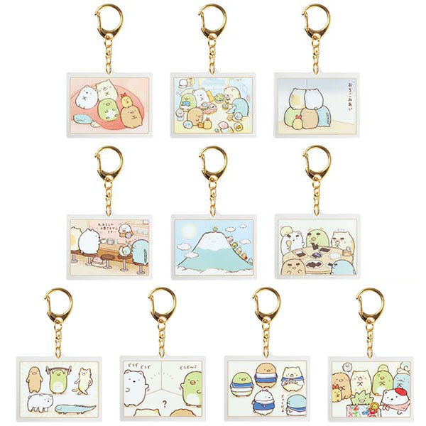 Japan San-X Sumikko Gurashi Acrylic Keychain (Picture Book)