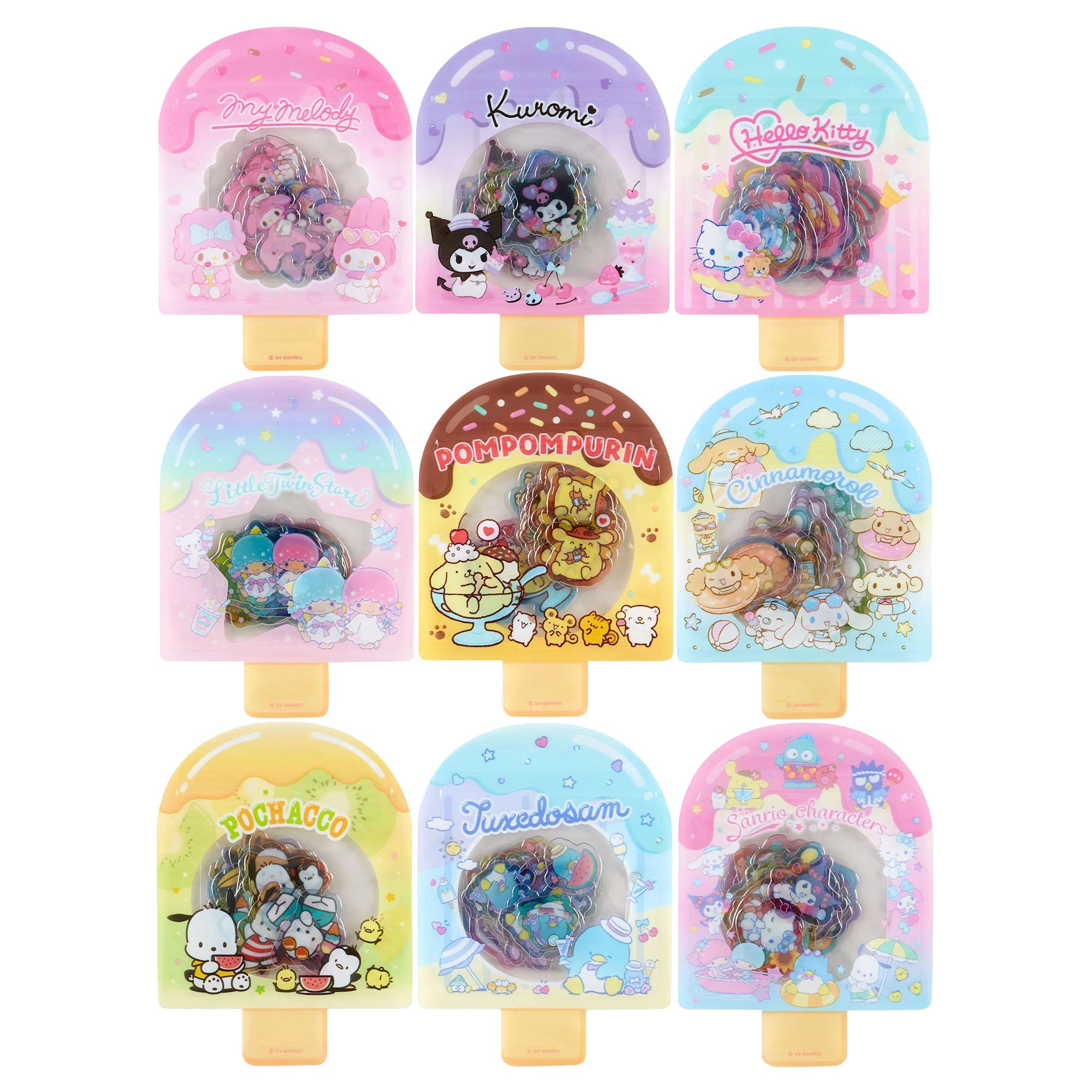 Japan Sanrio Sticker Seal Pack (Popsicle)