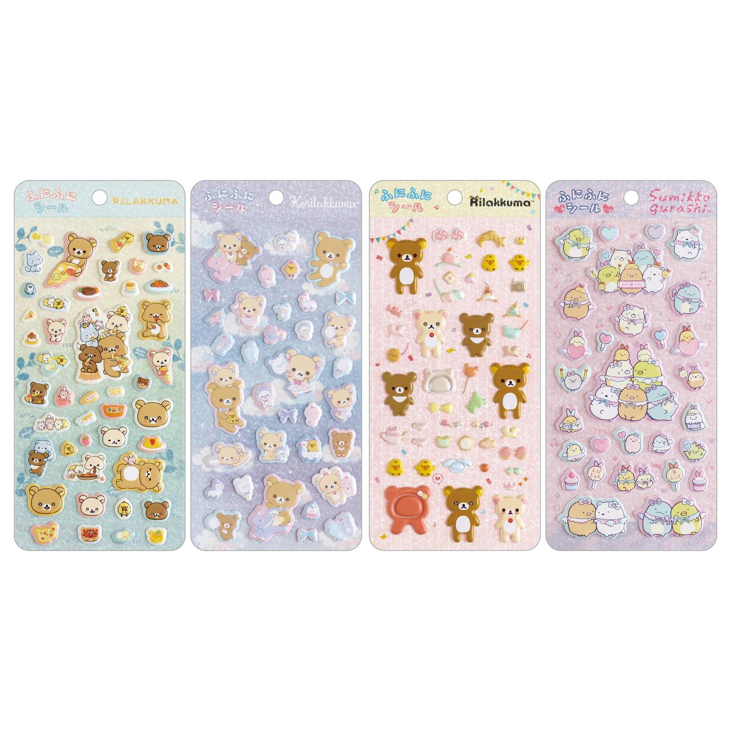 Japan San-X Rilakkuma / Sumikko Gurashi Squishy Sticker Seal