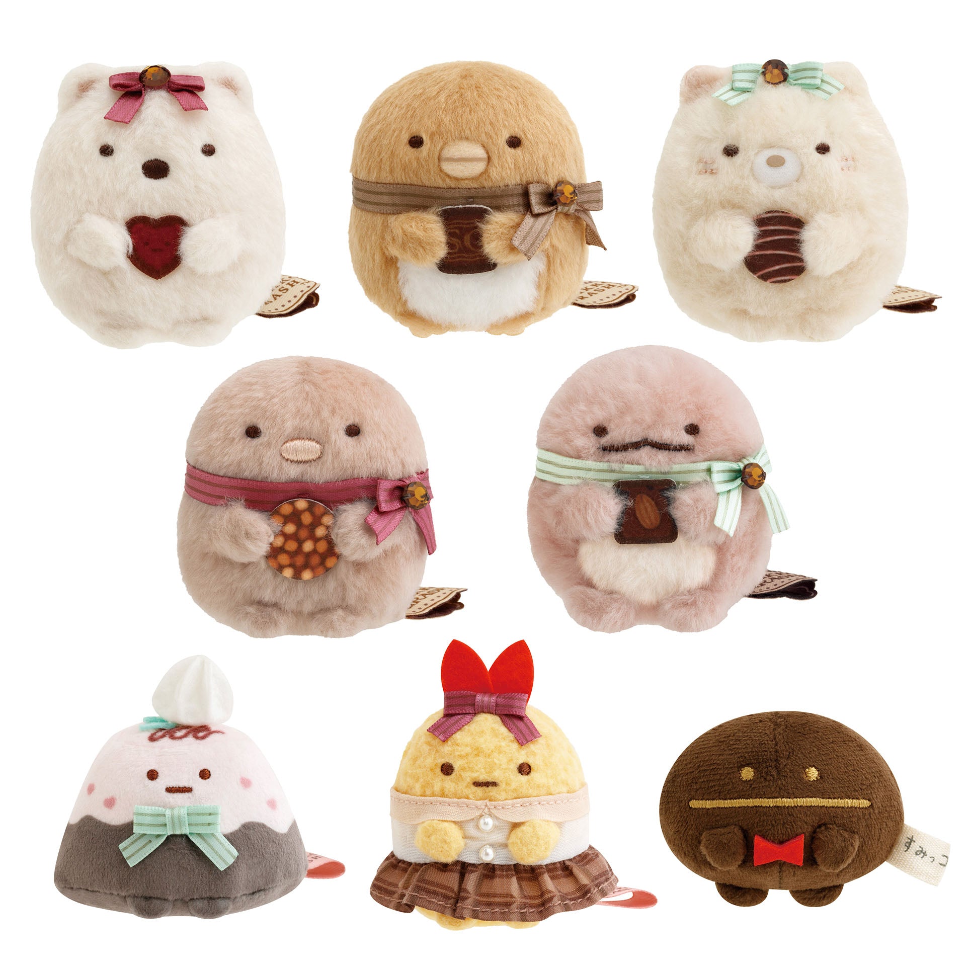 Japan San-X Sumikko Gurashi Mini Plush Doll Soft Toy (Chocolate Fair)