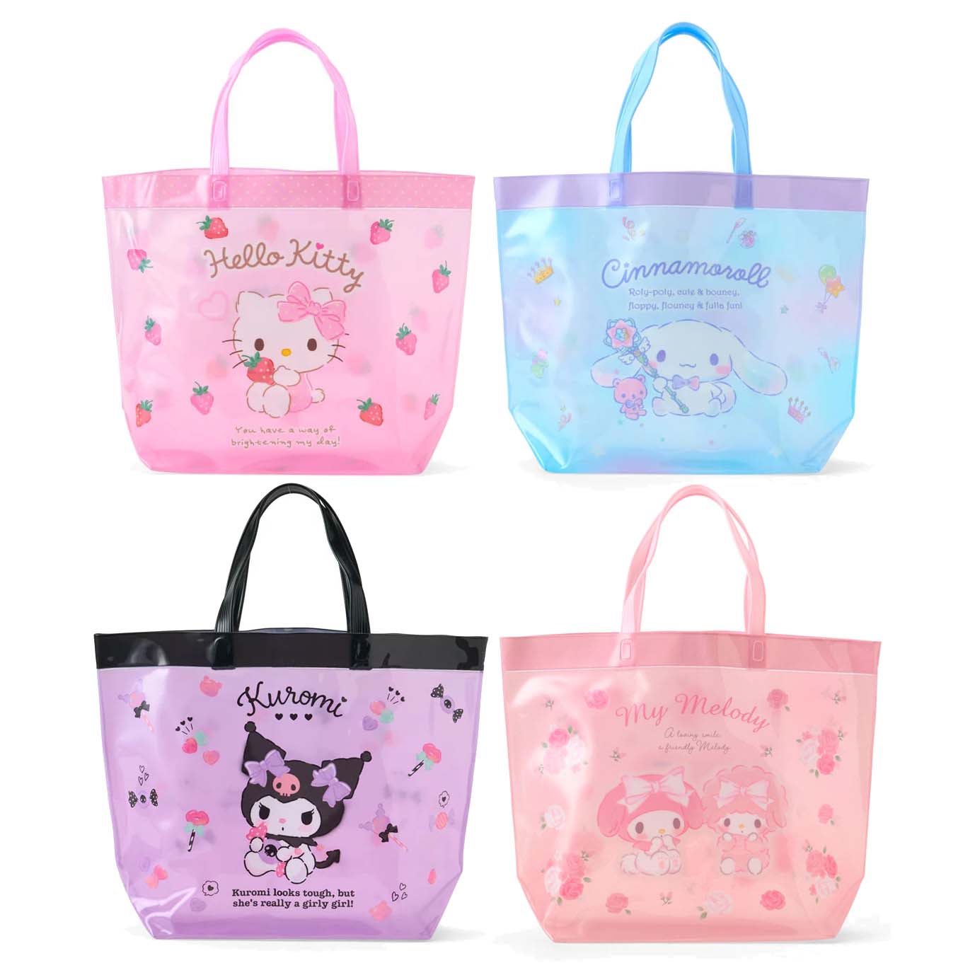 Japan Sanrio PVC Swimming Tote Bag