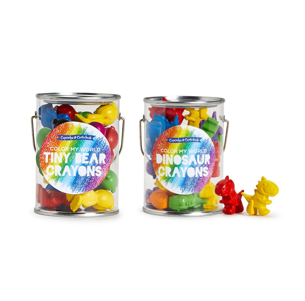 Small Crayons in Paint Jar