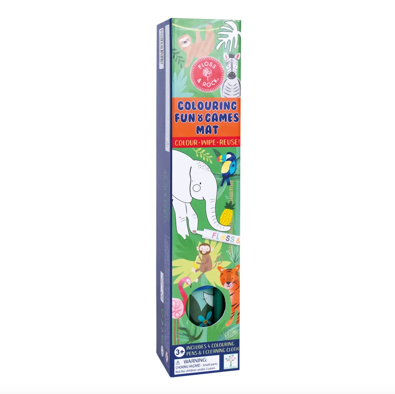 Jungle Colouring Fun and Games Mat