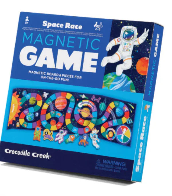On the Go Magnetic Space Race Game
