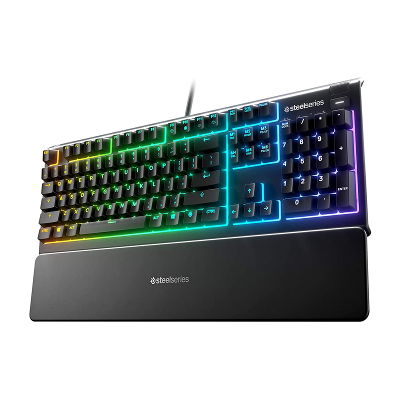 SteelSeries Apex 3 RGB Gaming Keyboard  PC/Mac/PS4/PS5/XB1/XBS [64795]