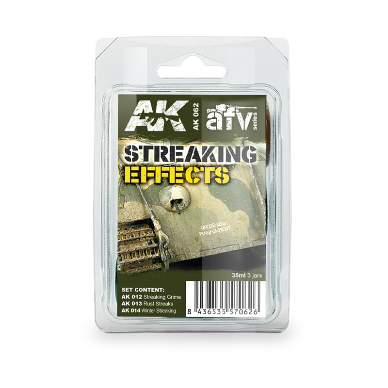 Streaking Effects Enamel Paint Set