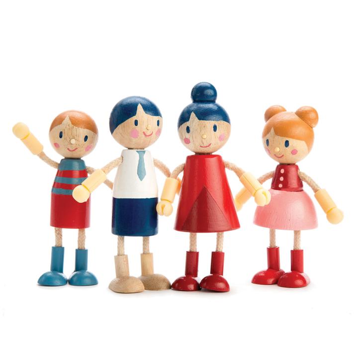 The Doll Family Wooden Doll Set
