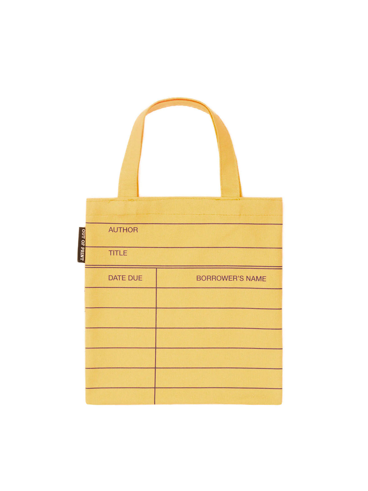 Library Card Mini Tote Bag