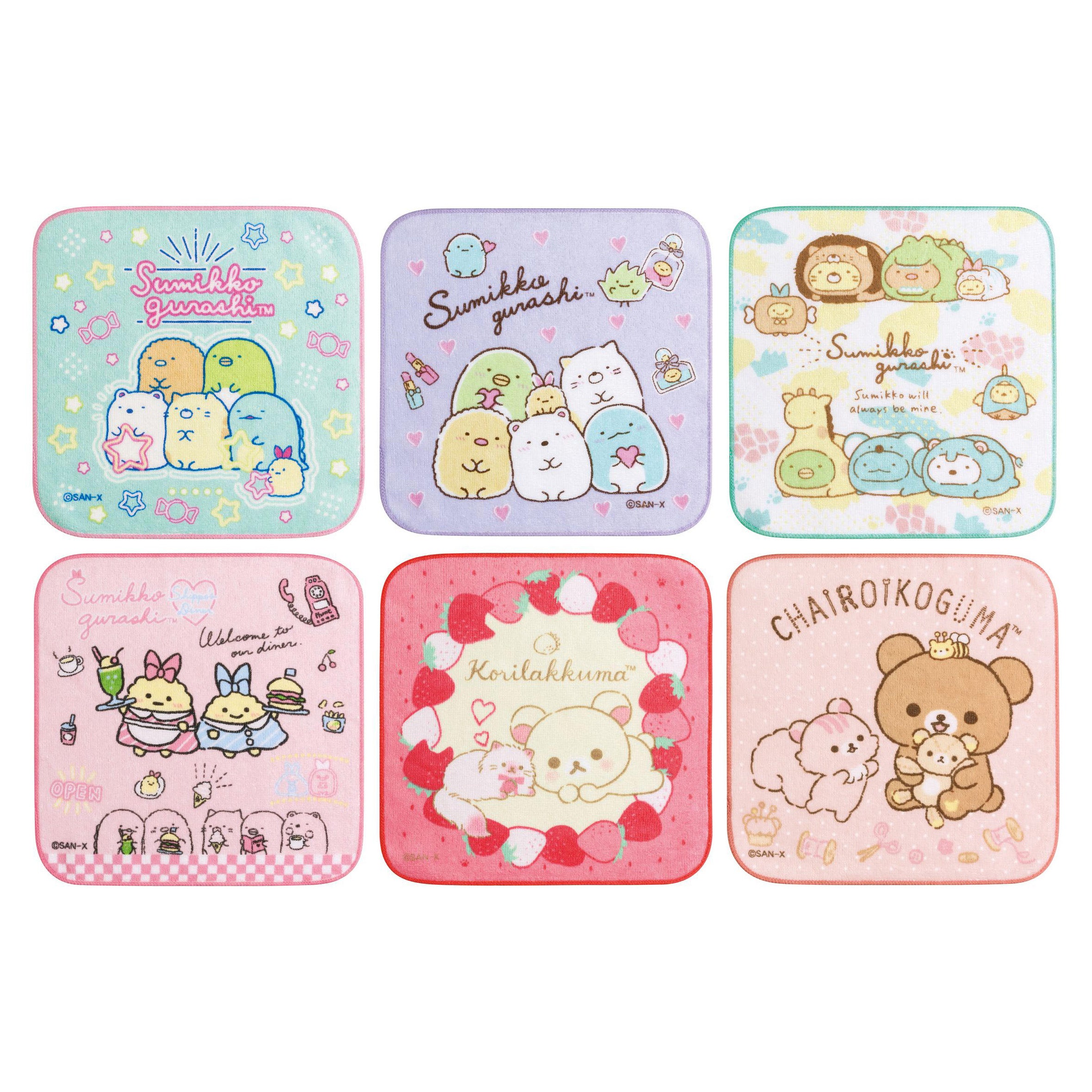 Japan San-X Sumikko Gurashi / Rilakkuma Hand Towel