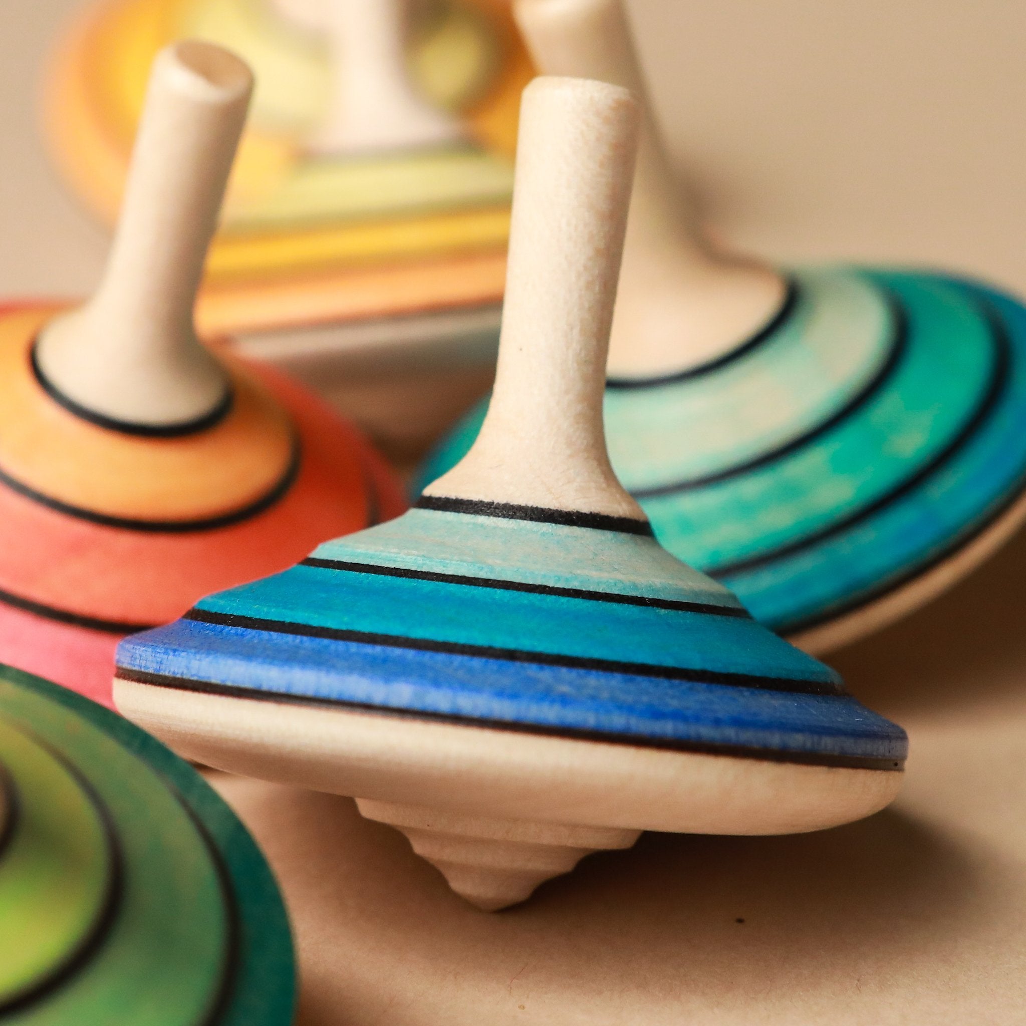 Tango Wooden Spinning Top | Small