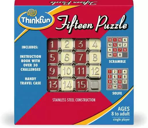 Fifteen Puzzle Travel Game