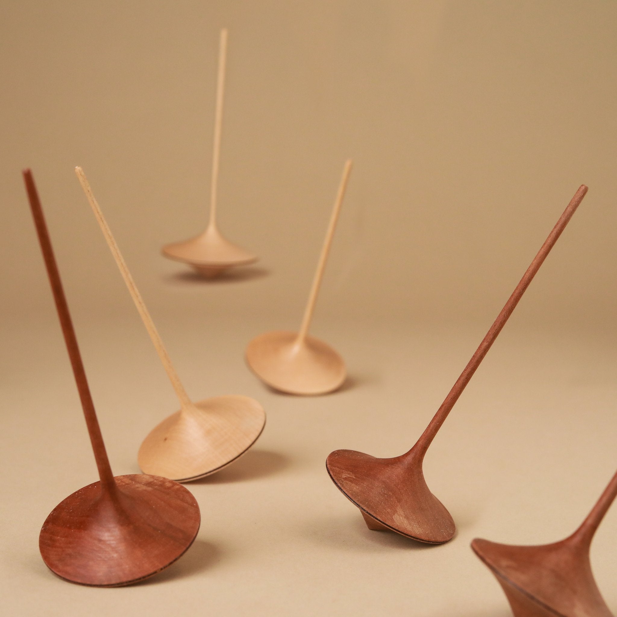 Trumpo Wooden Spinning Top | Medium