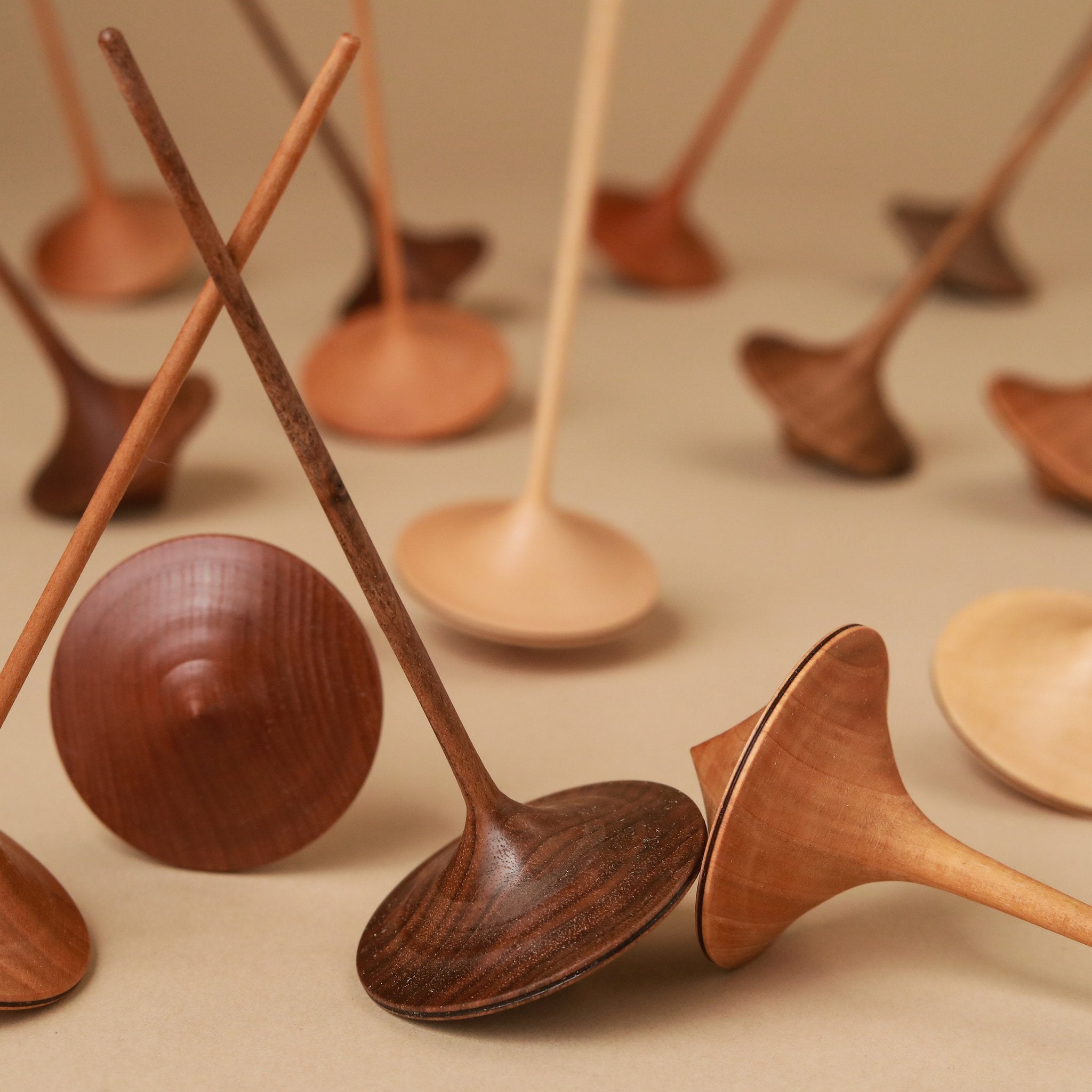 Trumpo Wooden Spinning Top | Small