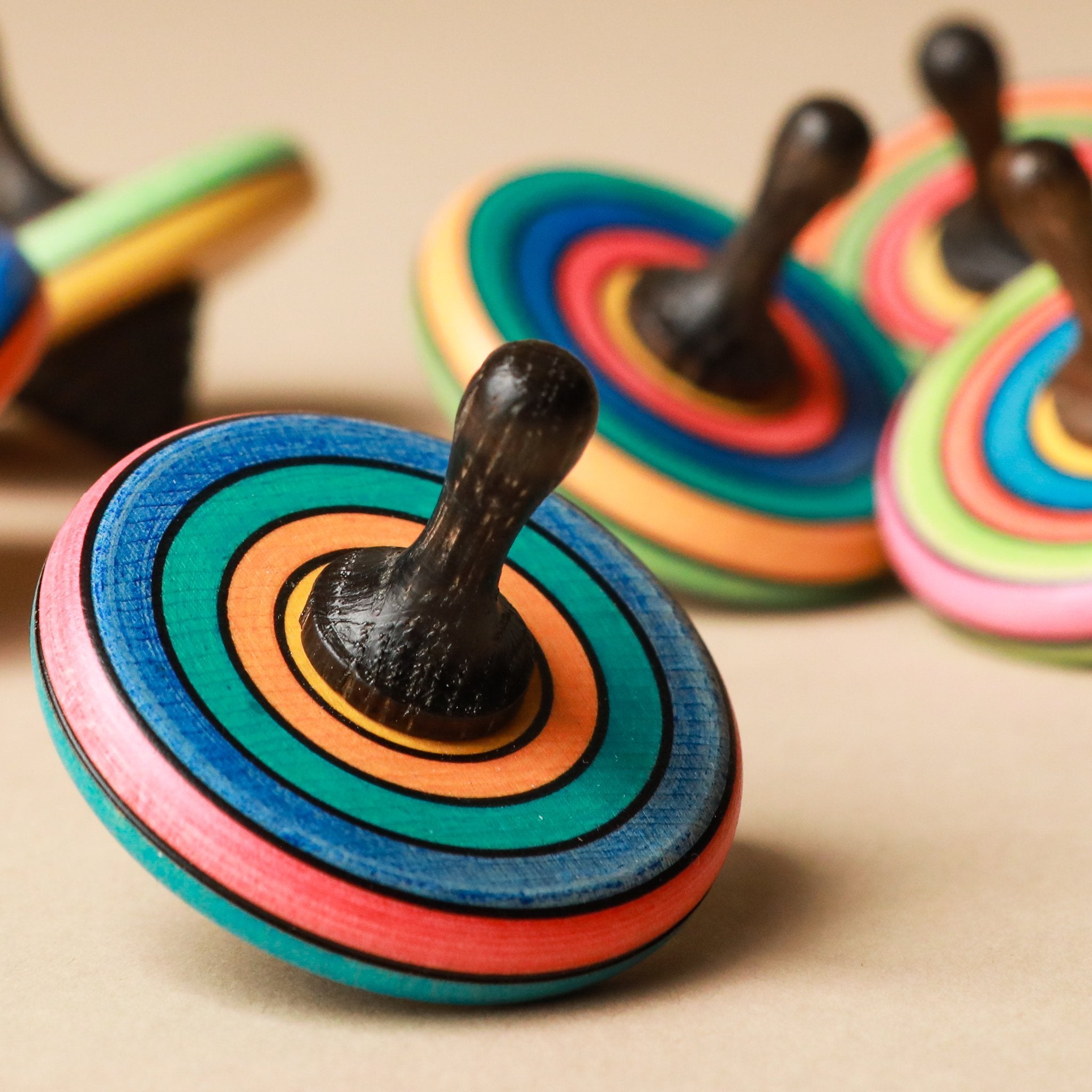 Tutu Wooden Spinning Top