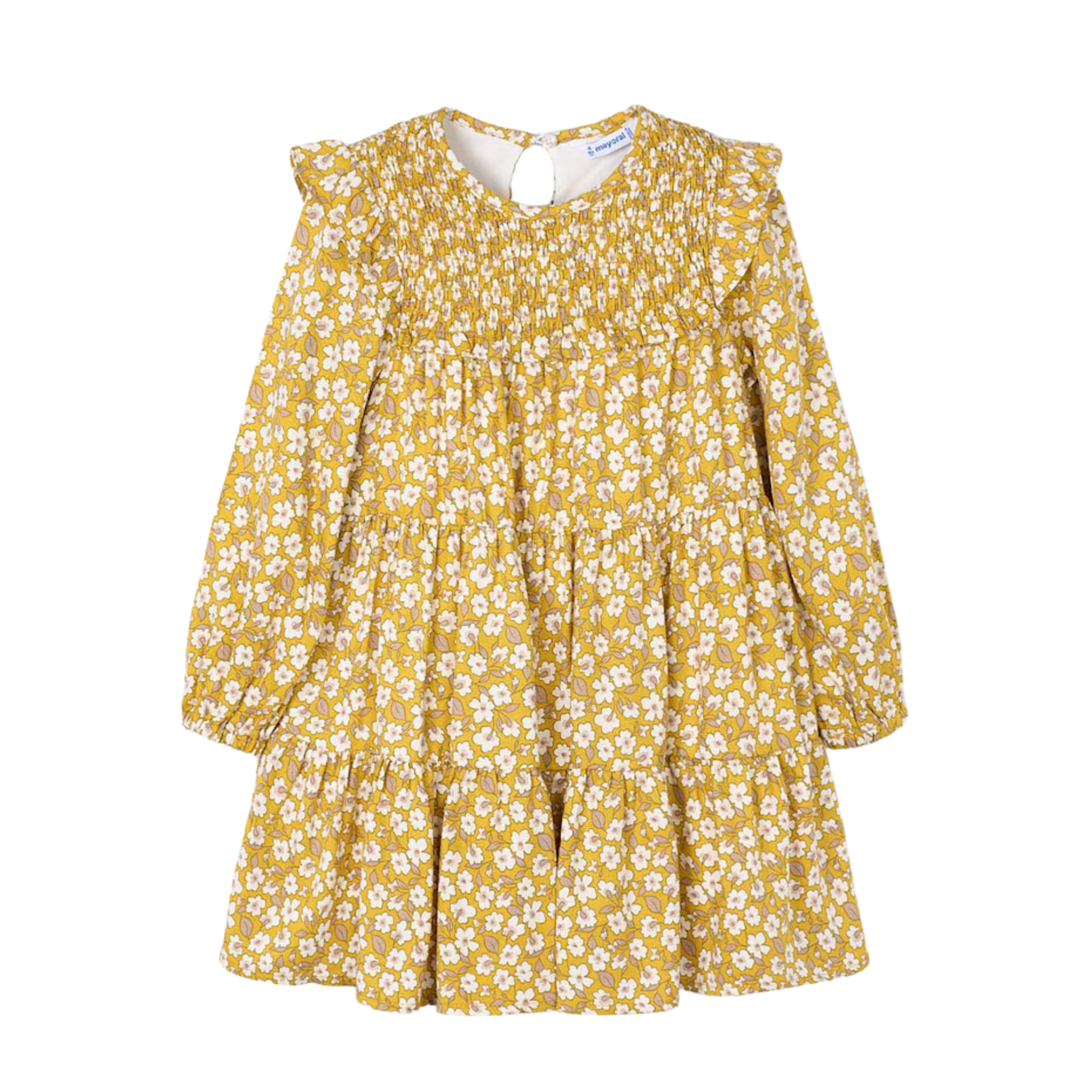 Smocked Floral Dress