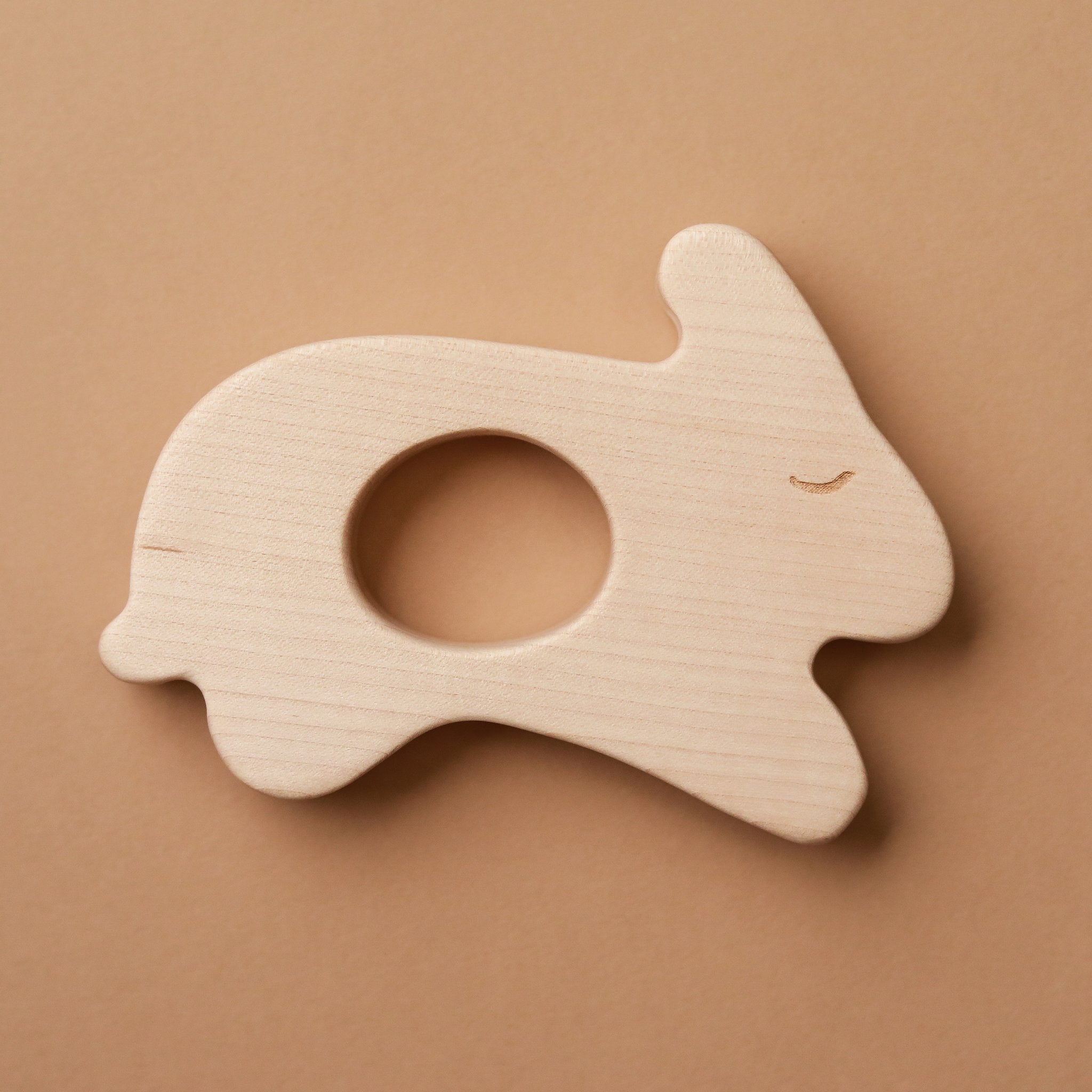 Wooden Rabbit Teether