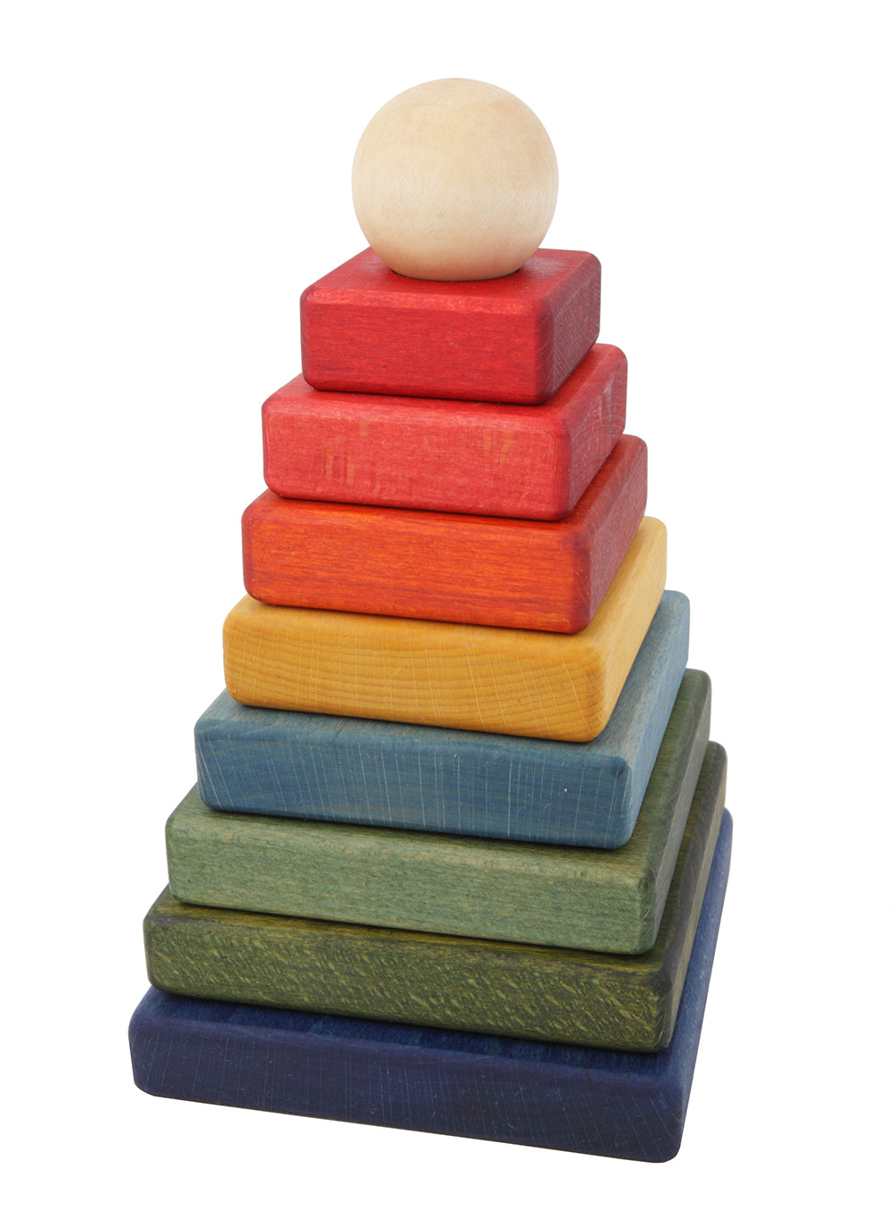 Rainbow Colored Stacking Pyramid