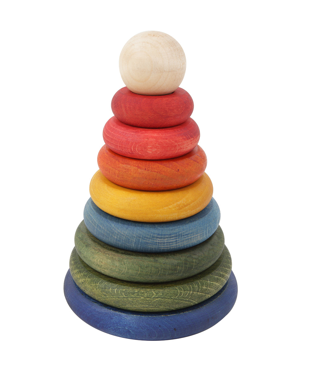 Rainbow Colored Round Stacker