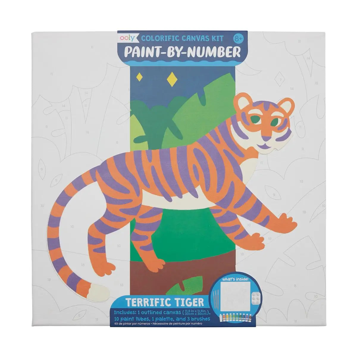 Colorific Canvas Kit: Terrific Tiger