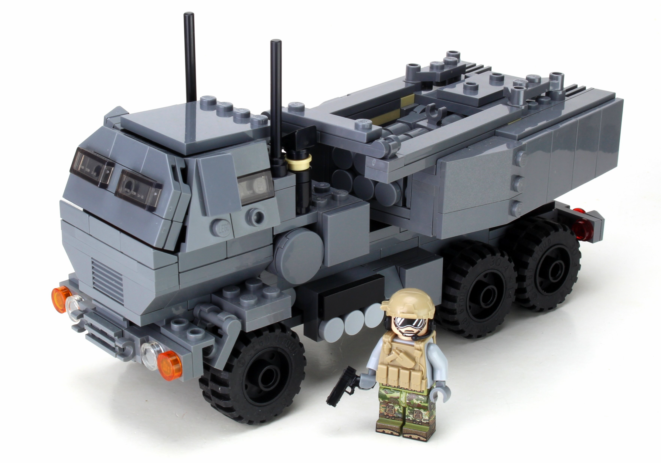 Army Mobile Rocket Artillery by Battle Built Bricks