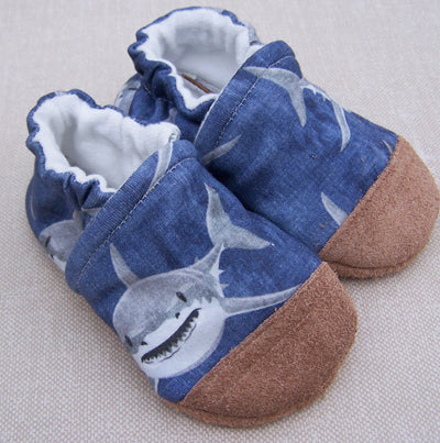 Shark Attack Organic Cotton Slippers