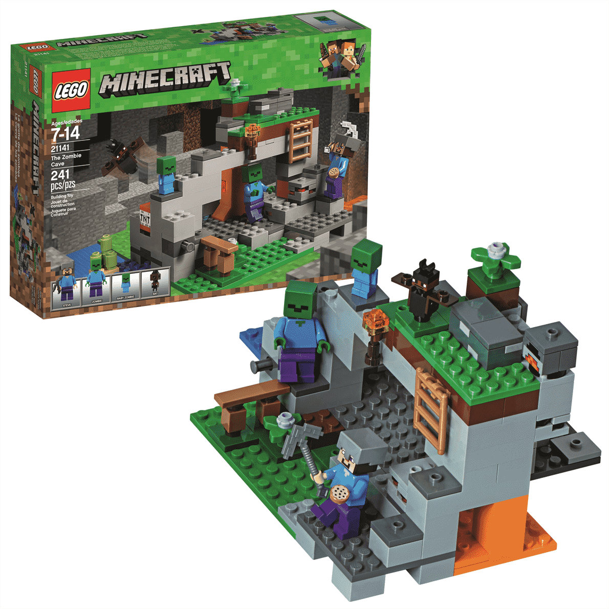 21141 The Zombie Cave, Retired, Certified in white box, Pre-Owned