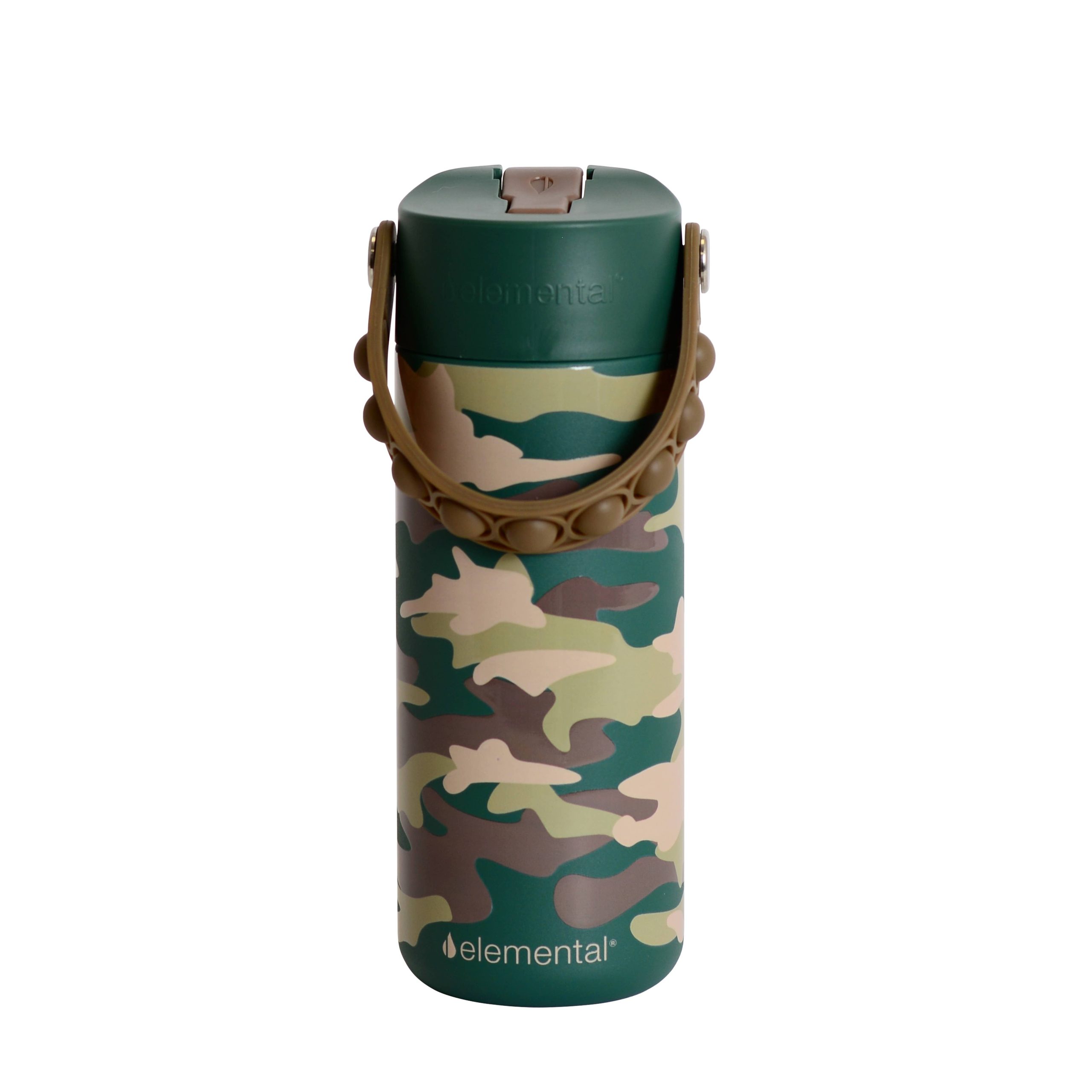 18oz Core Pop Bottle - Green Camo
