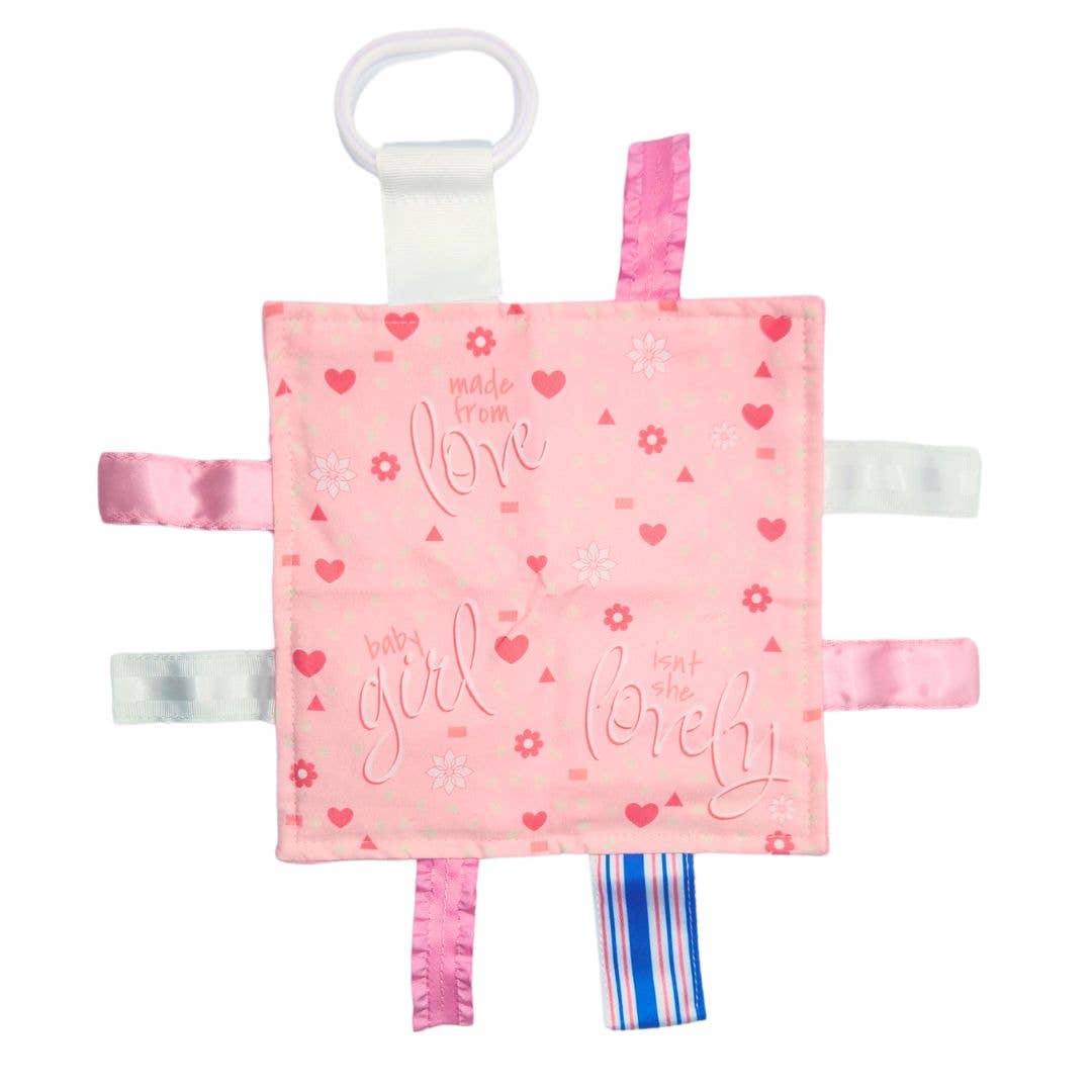 Baby Girls Crinkle Tag Lovey