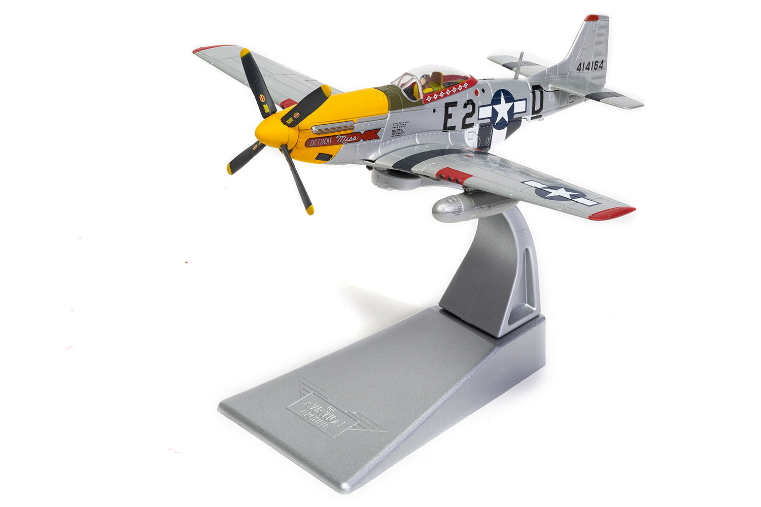 North American P-51D Mustang “Detroit Miss” 1944, 1:72 Scale Diecast Model