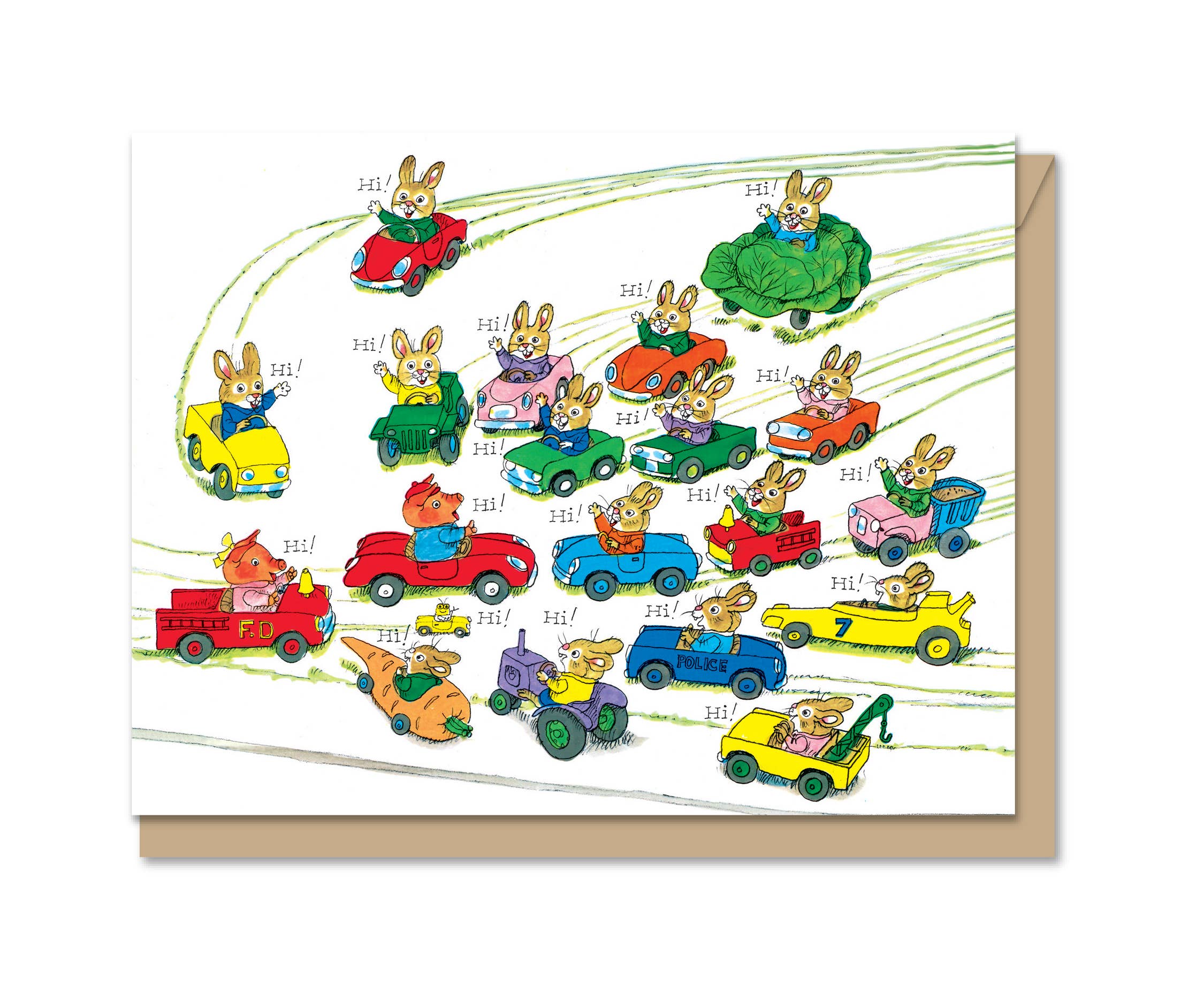 Everyday Greeting Card | Rabbit Hi