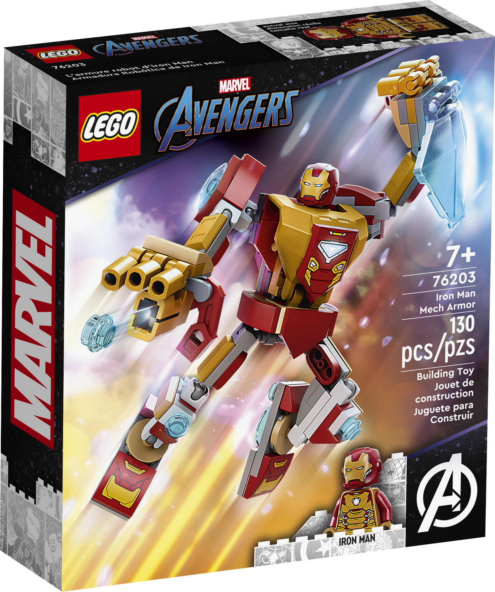 76203 Iron Man Mech Armor, NIB, Retired