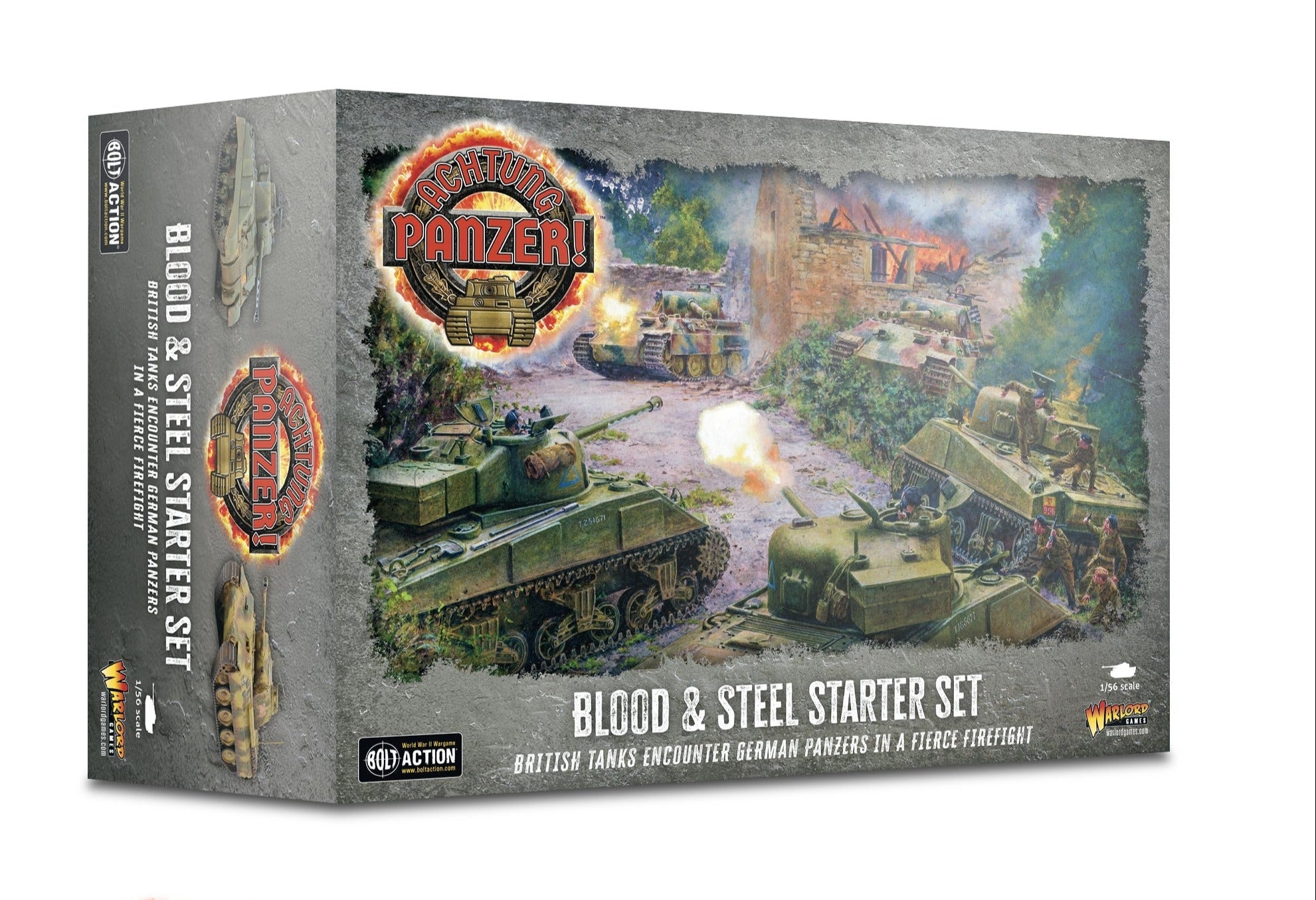 Warlord Games Achtung Panzer! Blood & Steel Starter Set 1:56 Scale Miniatures