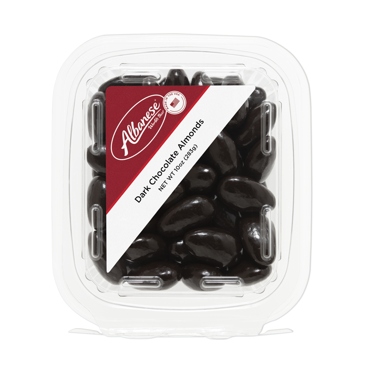 Dark Chocolate Almonds - 10 Oz. Tub