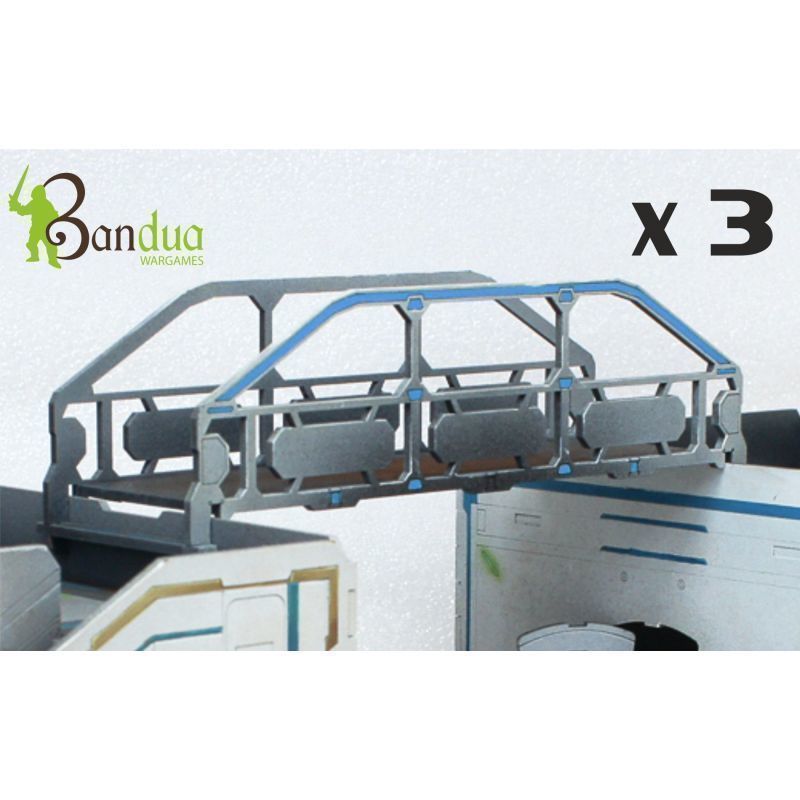 Alpha Series Bridge Pack (3) Miniature Game Scenery
