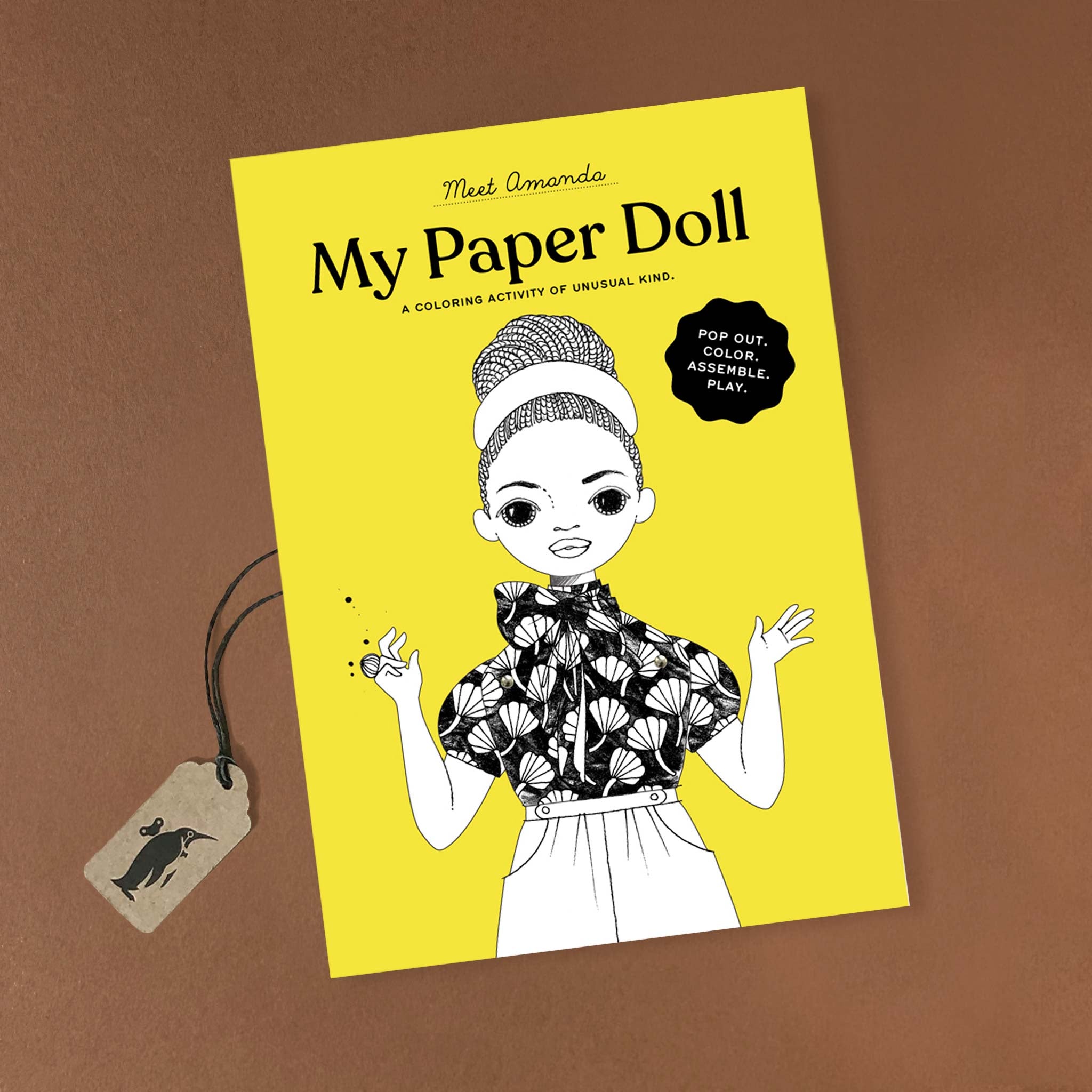 Amanda Paper Doll Coloring Kit