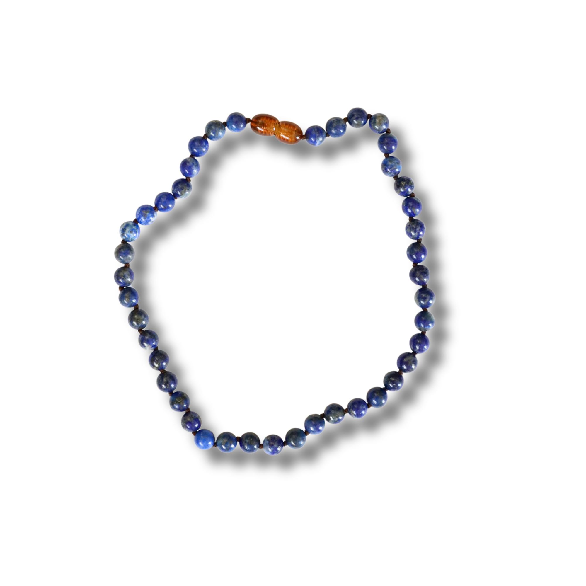 CanyonLeaf - Pure Gemstone + Lapis Lazuli || Beaded Necklace