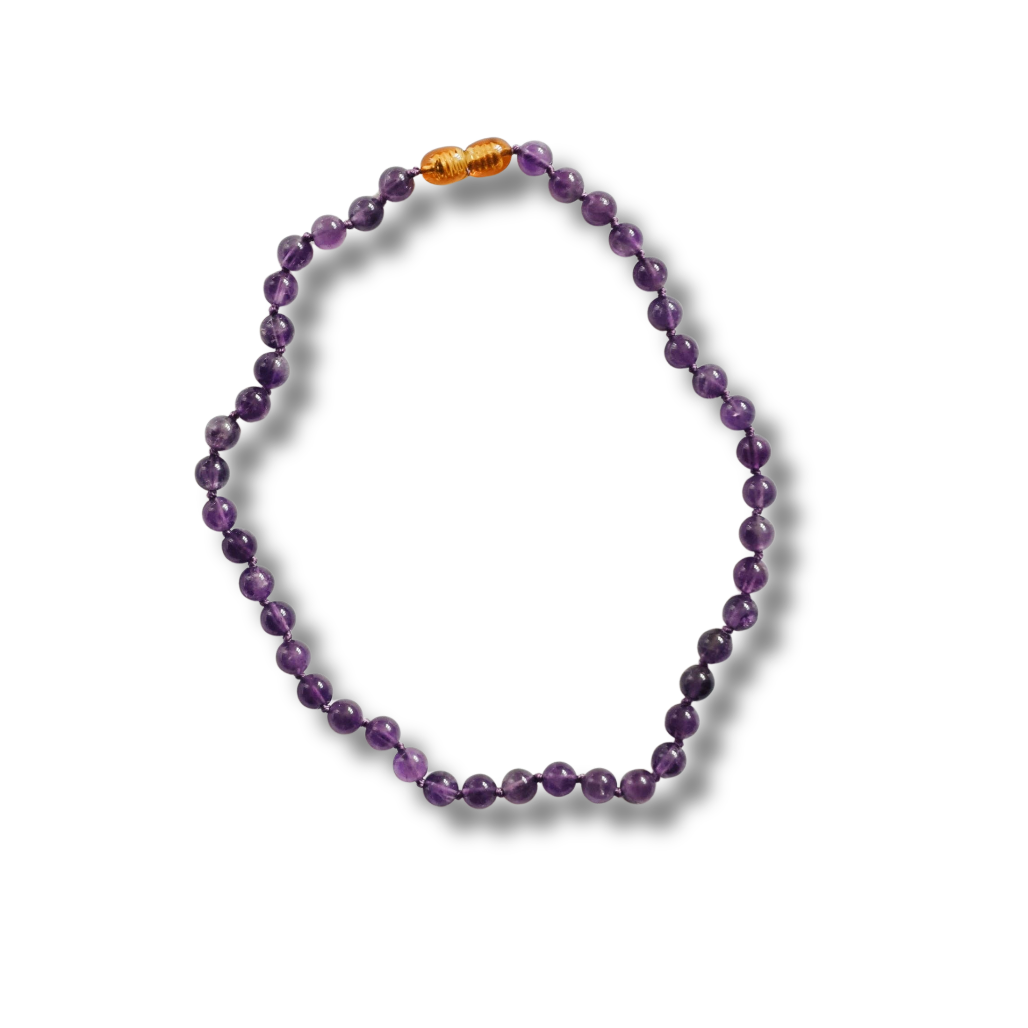 CanyonLeaf - Pure Gemstone + Amethyst || Beaded Necklace